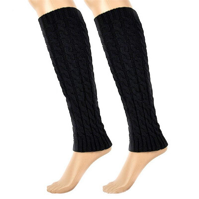 

Winter Women Knitted Crochet Thigh Leg Warmer Cover Long Leggings Slouch Boot Cuffs High Socks