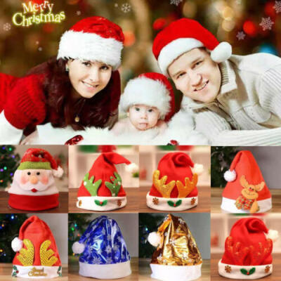 

BULK BUY CHRISTMAS SANTA HATS FANCY DRESS XMAS PARTY SANTA CLAUS WHOLESALE