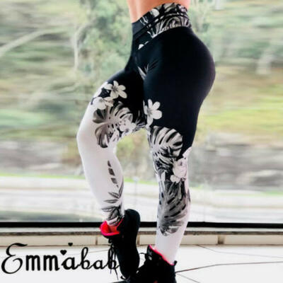 

Women Sport Pants High Waist Yoga Fitness Leggings Running Gym Scrunch Trousers