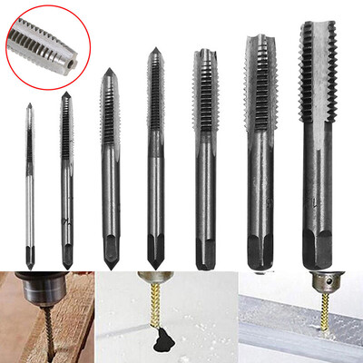 

〖Follure〗7PCS Metric Taper HSS Mini Hand Screw Thread Tap Cutting Drill Bits Set M3-M12