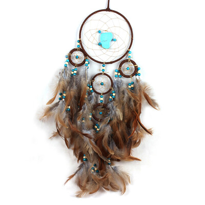 

Dream Catcher Feather Wind Chimes Car Ornaments Hanging Home Room Decor