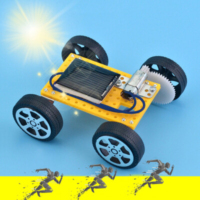 

Siaonvr Solar Car DIY Toy Set Solar Powered Car Kit Educational Science for Kid