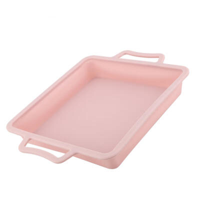 

Greensen 28284cm Square Shape 3D Silicone Cake Mold Sala Pan Meat Baking Tools For Bakeware