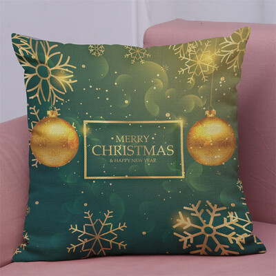 

Tailored New Christmas Cotton Linen Pillow Case Sofa Cushion Cover Home Decor