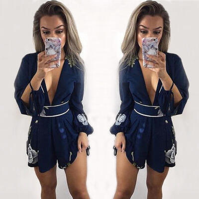 

Summer Women Clubwear Jumpsuit Bodycon Playsuit Romper Short Pants Trouser Beach