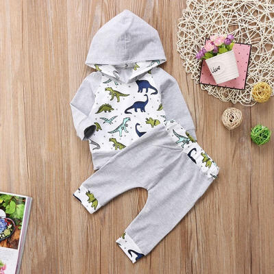 

Newborn Baby Kids Boys Girls Hoodie Hooded Top T-shirtPants Outfits Clothes Set