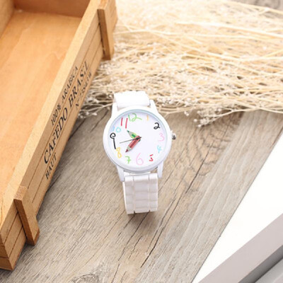 

Unisex Watch Casual Cute Cartoon Watch Wristwatch for Students Teengaer Teen Girls Men Women with Pencil Pointer Silicone Strap Ba
