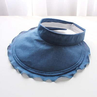 

Women Sun Hat Wide Brim UV Protection Summer Beach Visor Straw Cap For Travel