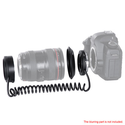 

Micnova KK-MRA5C AF Auto Focus Macro Close-up Reverse Adapter Ring Tube for Canon EFEF- Mount Lens with 4 Adapter Rings58mm 67