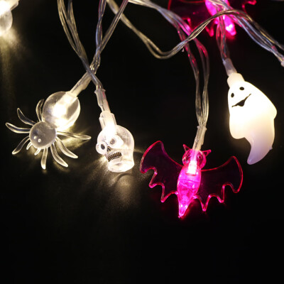 

〖Follure〗Halloween Bone Spider Bat Light String Decoration Light 20 LED 3