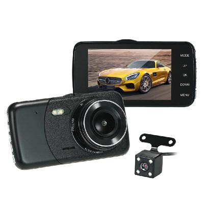 

KKmoon 36" Dual Lens Car DVR Dash Cam Camera Camcorder Vehicle Location LED Night Vision Motion Detection Loop Recording