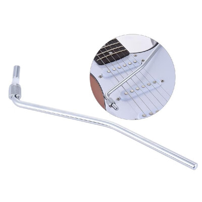 

Electric Guitar Tremolo Trem Vibrato Arm Whammy Bar Crank Lever for Bridge System Silver