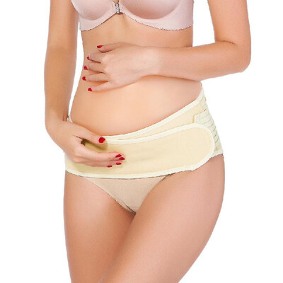 

New Women Maternity Support Belt Pregnancy Belly Band Back Brace Waist Abdomen Tummy Belt Yellow