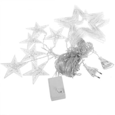 

Greensen Novel Star Pattern LED String Light Lamp Decoration for Curtain Bedroom Party EU Type