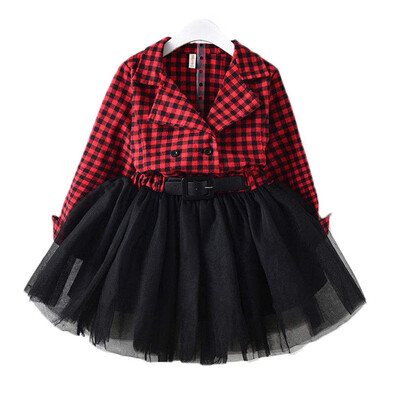

New Kids Baby Girl Checks & Plaids Clothes Princess Party Photography Tutu Dress