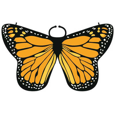 

Children Girl Colorful Cloak Butterfly Cape Scarf Monarch Butterfly Cloak Wing Decoration Festive Party Supplies