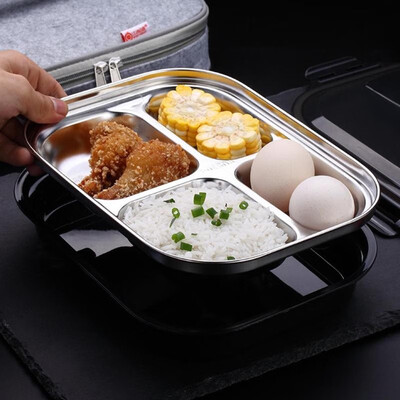 

Stainless Steel Thermal Bento Lunch Box Food Container with Compartments