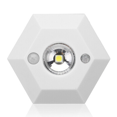 

〖Follure〗Wireless Night Light PIR Motion Auto Sensor 6LED Lamp Lights Battery Operated BK