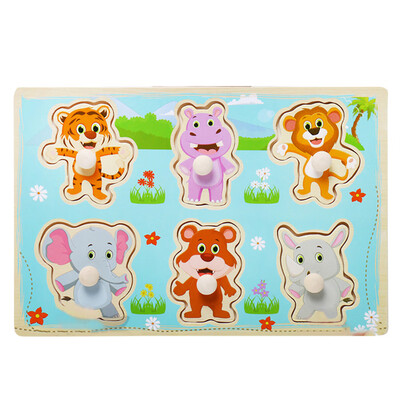 

Siaonvr Childrens Puzzle Grasp Board Puzzle Birthday Boy Girl Educational Toy