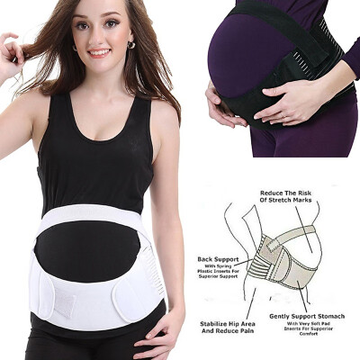 

Maternity Support Belt Pregnancy Belly Band Back Brace Waist Abdomen Safe