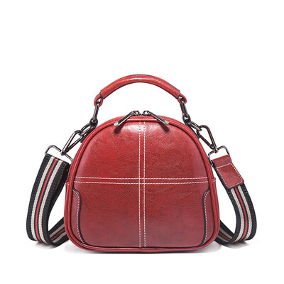 

Bag female 2019 new small bag wide shoulder strap retro shoulder bag portable Messenger bag wild fashion handbag tide