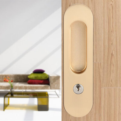 

Greensen Sliding Door Lock Handle Anti-theft with Keys for Barn Wood Furniture Hardware Barn Door Lock Wood Door Lock