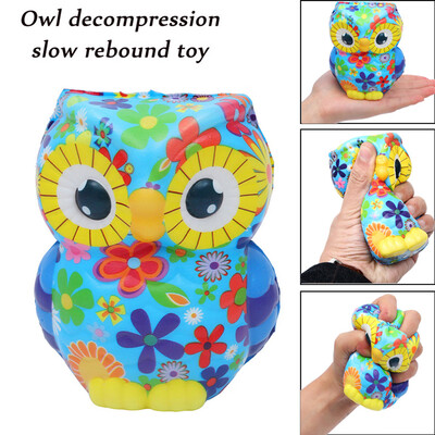 

YIWULAAdorable Owl Squeeze Slow Rising Cartoon Doll Cream Scented Stress Relief Toy