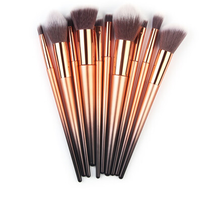 

〖Follure〗10PCS Make Up Foundation Eyebrow Eyeliner Blush Cosmetic Concealer Brushes