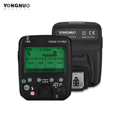 

YONGNUO YN560-TX PRO 24G On-camera Flash Trigger Speedlite Wireless Transmitter with LCD Screen for Canon DSLR Camera for YN862C