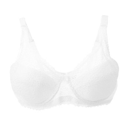 

Toponeto New Women Bra Embroidery Lace Bows Large Size Underwire Sexy Comfortabl Lingerie
