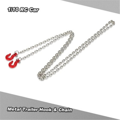 

Siaonvr Metal Trailer Hook & Chain for 110 D90 Axial SCX10 RC Rock Crawler