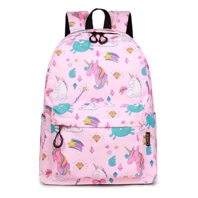 

Cute Women Backpack Cartoon Unicorn School Bag For Teenager Girls Travel Backpack