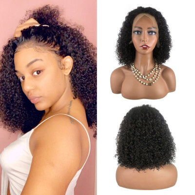 

1PCS 46CM African Small Volume Partial Wigs Europe&The United States Hot Ladies Black Curly Hair Hood