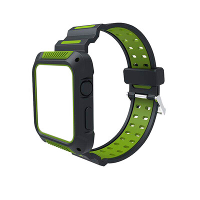 

〖Follure〗Double Color Sports Silicone Bracelet Strap Band For Apple Watch 123 42mm