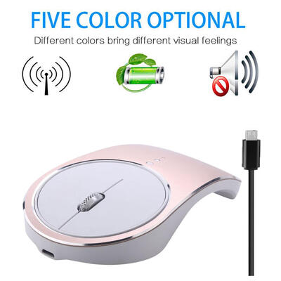 

W6B Wireless Mouse 1600DPI Mute 4D Charging Mouse Office Mice for PC Game