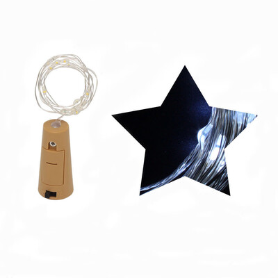 

〖Follure〗Bottle Lights Cork Shape For 2M 20 LED Wine Bottle String Party Romantic