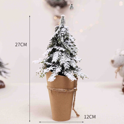 

Tailored Artificial Tabletop Mini Christmas Tree Decorations Festival Miniature Tree