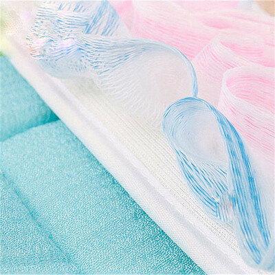 

〖Follure〗1PCS Strip Shower Towel Dual-Use Thickened Bath Flower Rubbing Back Bath Ball