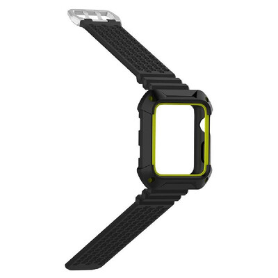 

Soft Silicone Watchstrap Replacement Sports Watch Band Waterproof Bracelet for Men or Women 38mm 42mm Apple iWatch Series 1 2 3 Sm