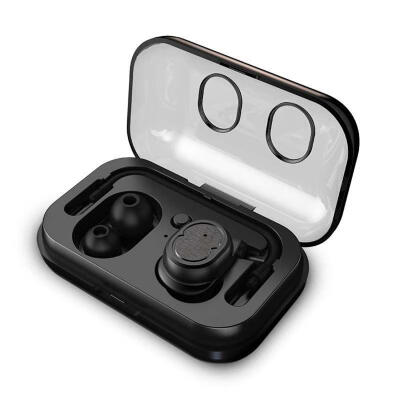 

Bluetooth 50 Wireless Earphone Waterproof Touch Control Single Earpiece Earbud With Mic Charging Case Ear Hook