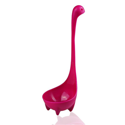 

3PCS Loch Ness Monster Cartoon Kitchen Plastic Long Handled Spoon