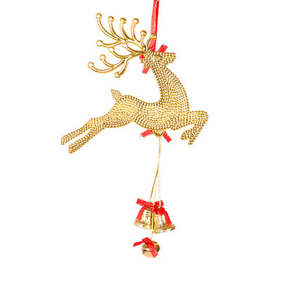 

〖Follure〗Home Christmas Tree Ornament Deer Chital Hanging Xmas Baubles Party Decoration