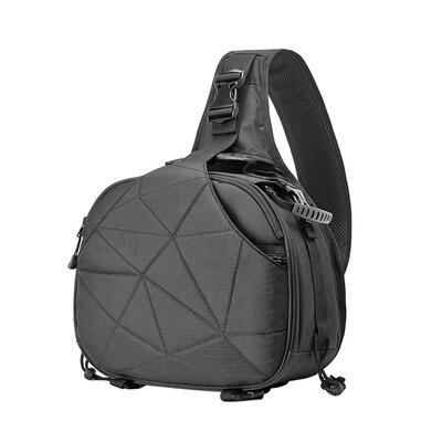 

Waterproof Camera Shoulder Crossbody Bag Triangle Sling Bag wRain Cover