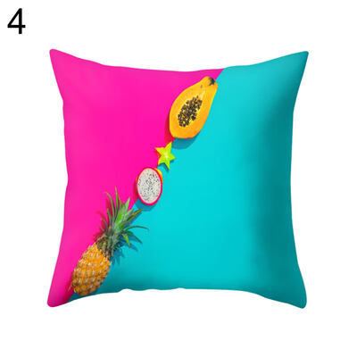 

Fruit Pineapple Pawpaw Throw Pillow Case Cushion Cover Sofa Bed Car Cafe Decor