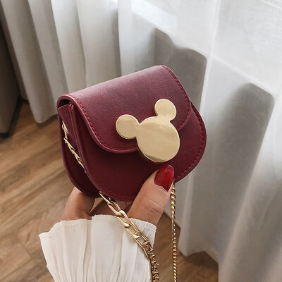 

2019 new casual wild mini chain shoulder Messenger bag fashion temperament cartoon cute Mickey cosmetic bag
