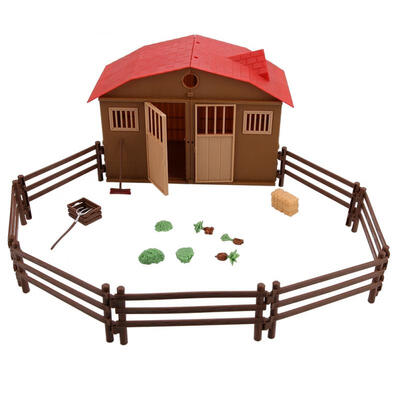 

Greensen Children Farm Toy Accessories Set Simulation Mini Farmhouse Scene Model