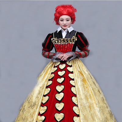 

Yu xuan Disney anime movie AliceSleeping wonderland red queen cospiayClothing female adult cos 16903