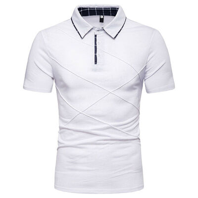 

Mens Slim Fit Shirts Short Sleeve Casual Golf T-Shirt Jersey Tops Tee