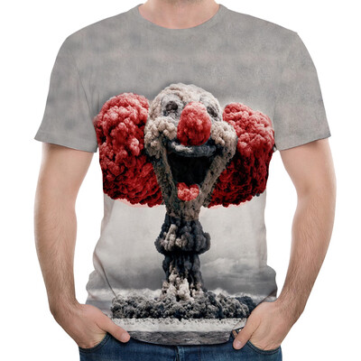 

2018 Summer Men\s New Fashion Short Sleeves 3D Printed T-Shirts