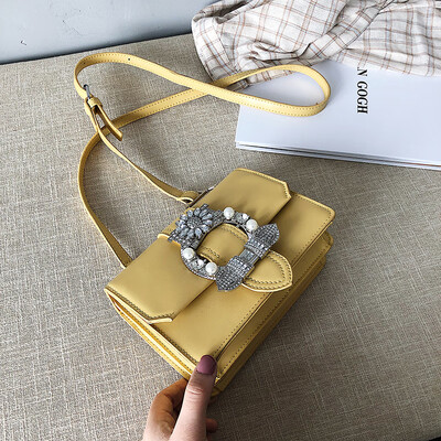 

Luxury Brand Diamond Square bag 2019 Fashion New High Quality PU Leather Womens Designer Handbag Texture Shoulder Messenger Bag